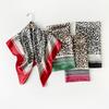 Artificial Silk Scarf 90cm Women's New Arrival Headscarf Satin Square Scarf Leopard Print Shawl