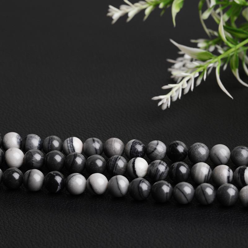 Natural Yixiantian Taiji Stone Round Beads Strands for DIY Jewelry Accessories