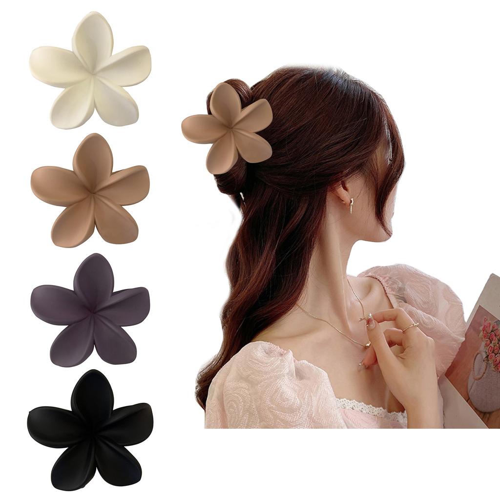 Lovely Hair Claw for Girls Anti-Slip Hair Barrettes for Taking Photo Delicate Colorful Flower Shape Design Hair Pins