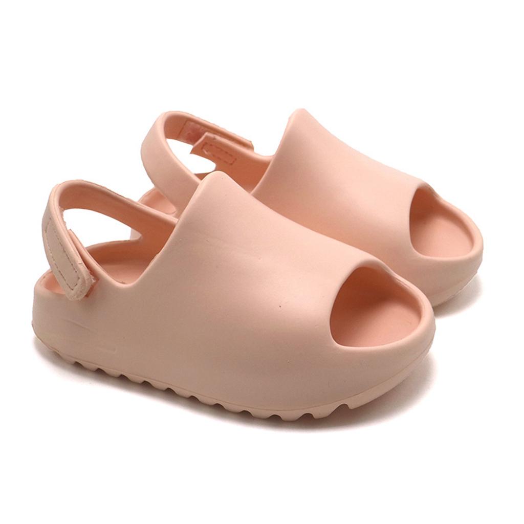 Summer Baby Toddler Kids Slip-On Sandals Boys Girls Foam Beach Slides Candy Color Children Lightweight Breathable Sandals