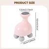 Body Massage 4 Head Professional with 6 Speeds Portable USB Rechargeable Tool Muscle