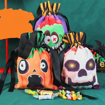 Halloweenská taška na sladkosti Dýně Duch Obličej Dárkové tašky Halloween Koleda Svačinový obal Sváteční párty potřeby