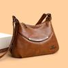 Simple Women's Shoulder Bag, Casual Crossbody Bag, Fashionable Shoulder Bag, Soft PU Leather Handbag Suitable for Daily Use and Shopping