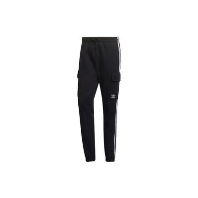 Originals Trefoil 3-Stripes Cuffed Track Pants Men Bottoms Black HG4829