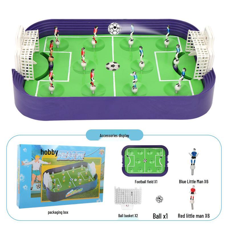 Children's Desktop Flick Soccer Game: Two-Player Indoor Sports Toy for Boys and Parent-Child Fun