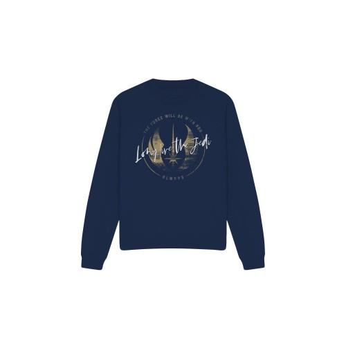 Star Wars Unisex Adult Long Live The Jedi Obi Wan Kenobi Sweatshirt