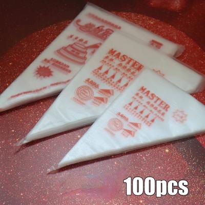 SML100PCS Jednorázové cukrářské sáčky Cukrářské vybavení Cukrářské a pekařské příslušenství Dortové nástroje na dorty