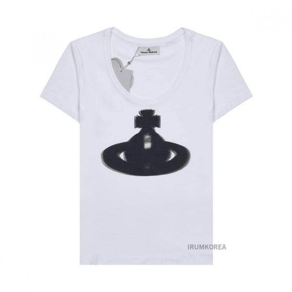 Vivienne WeSTwood SS25 Women S Orb Graphic T ShirT J007y A401 M