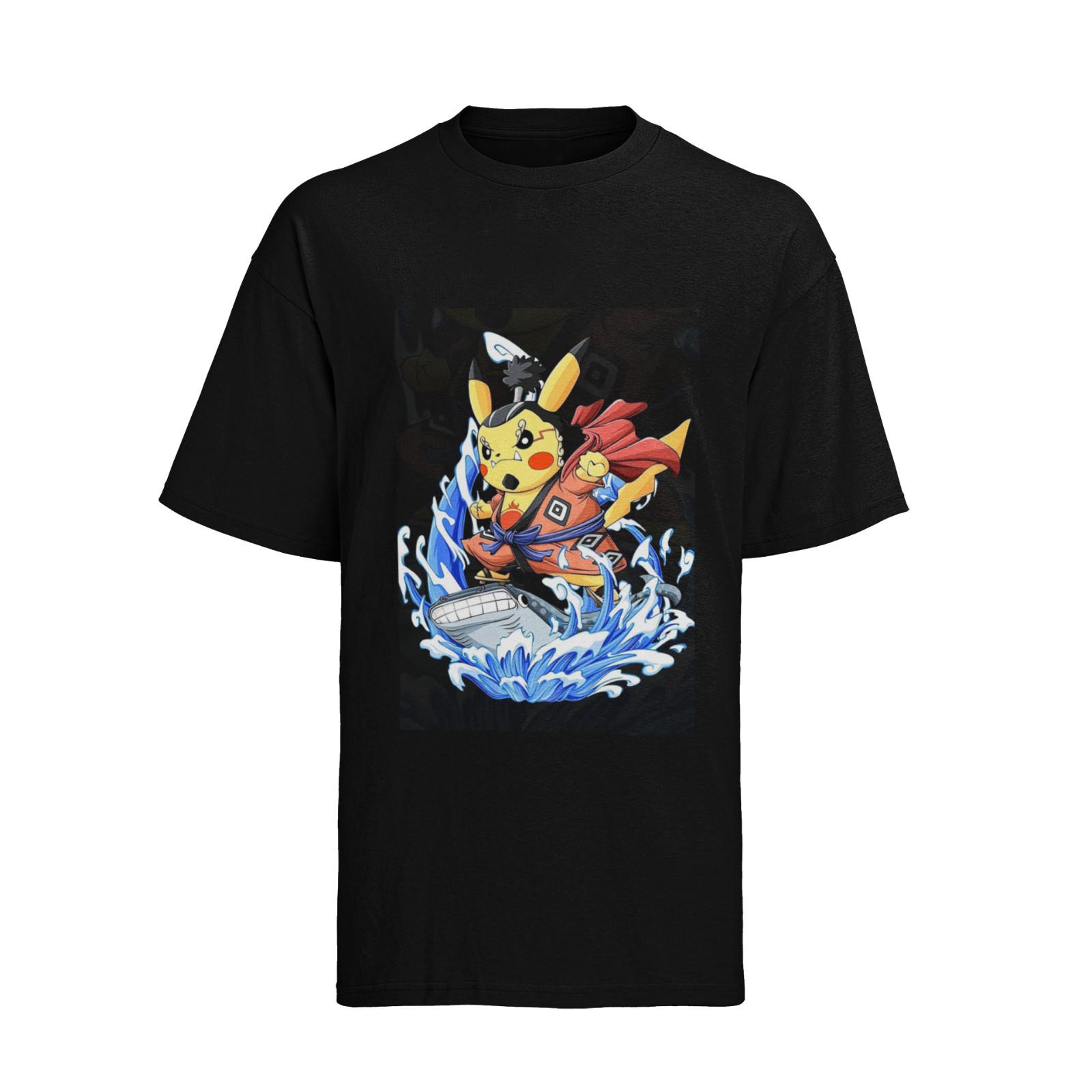 Samurai One Piece Parodie Pik Geister Herren T-Shirt Mens Womens Tees Top Bio-Baumwolle 4XL