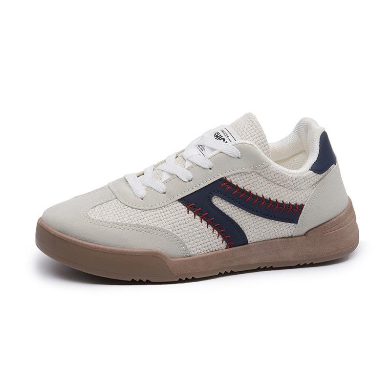 Men's and Women's Same White Shoes Breathable Casual Niche Moral Training Shoes Low-top Student Shoes Canvas Shoes Board Shoes Trend Korean Version