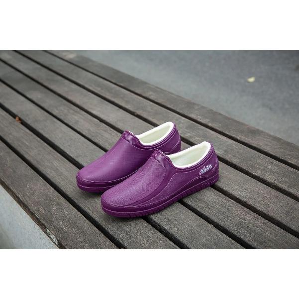 Men's Rain Shoes Leather Top Thick Sole High Top Anti Slip Water Shoes Outdoor Mountaineering Plush Warm Boots Work Safety Boots