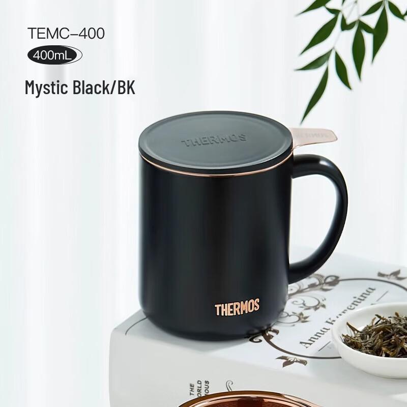 THERMOS Stainless Steel Insulated Tea Mug with Infuser