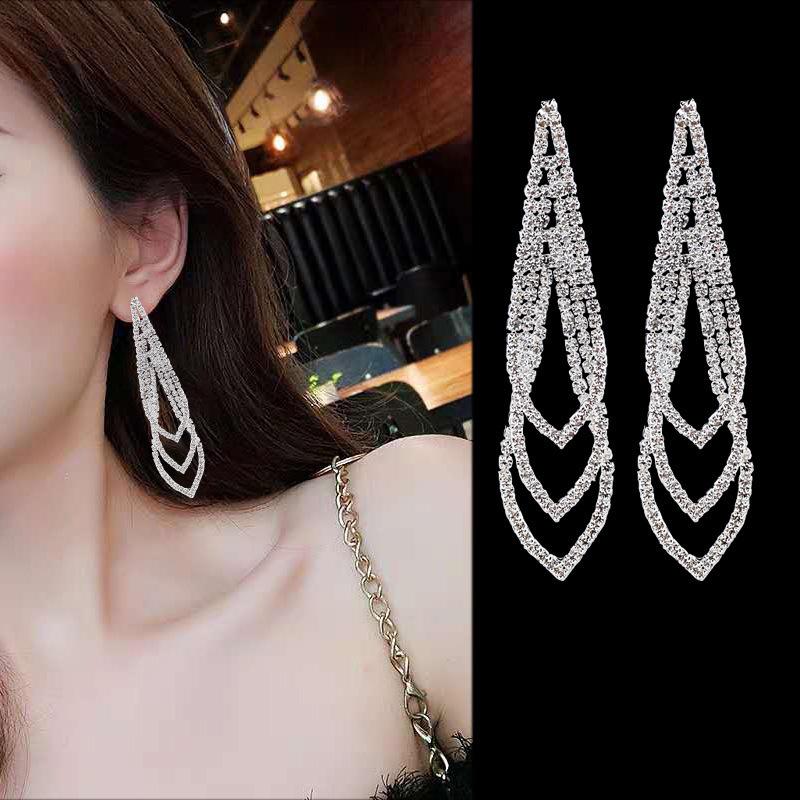 

2023 Модные женские длинные серьги-кисточки с иглой из стерлингового серебра 925 пробы 925 Silver