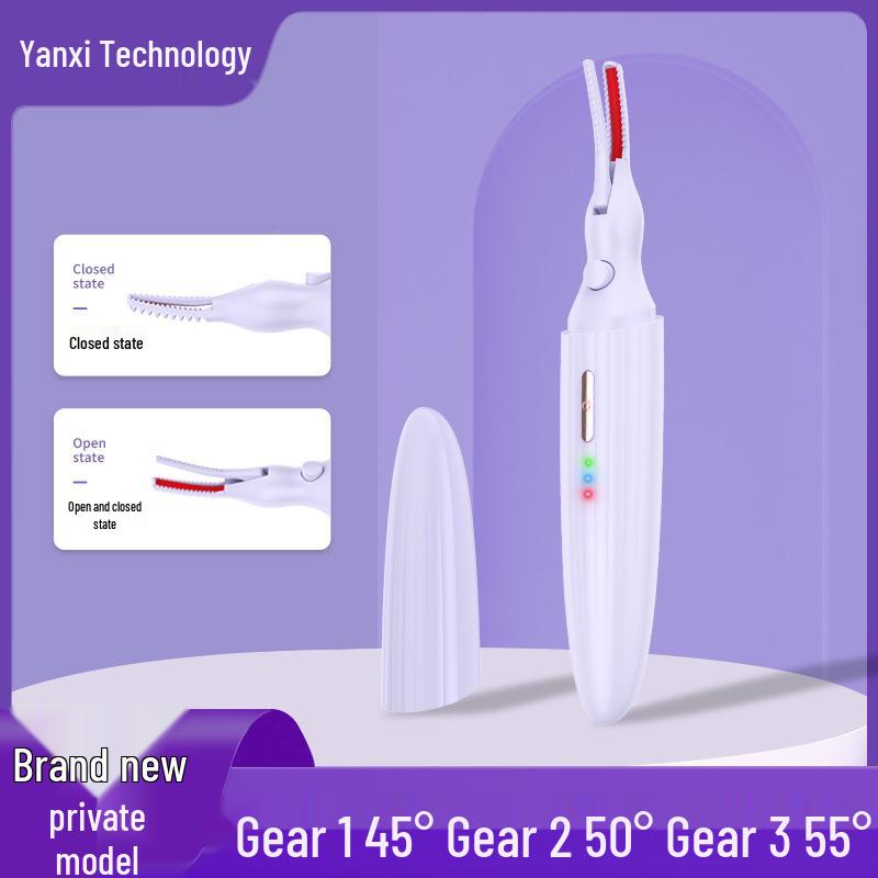 

**Mini Electric Heated Eyelash Curler with Temperature Control** фиолетовый