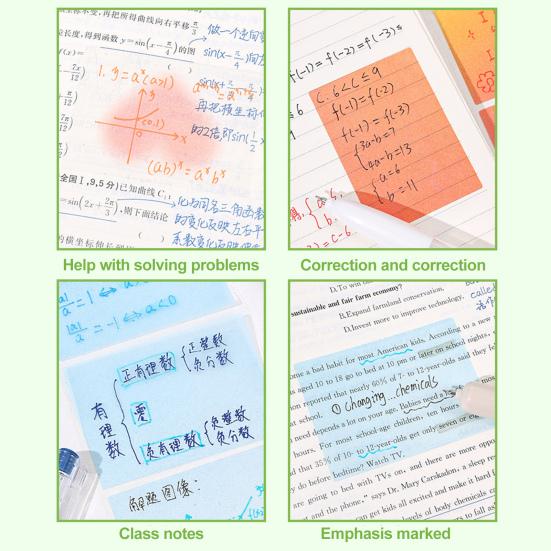 Cute Animal Sticky Notes Self Adhesive Cartoon Animal Memo Pads Pull-Out Sticky Notes To-Do List for Office School Supplies