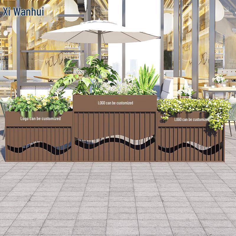 Xiwaihui Outdoor Stainless Steel Planter Box