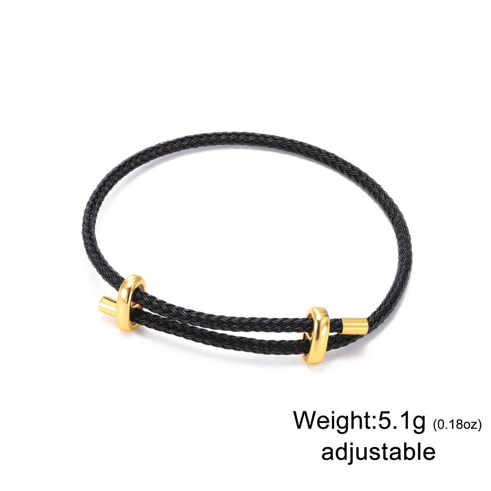 

My Shape Black Red Woven Rope Bracelets for Women Men Handmade Wrap String Braid Chain for DIY Bracelet Jewelry Adjustable Size Adjustable
