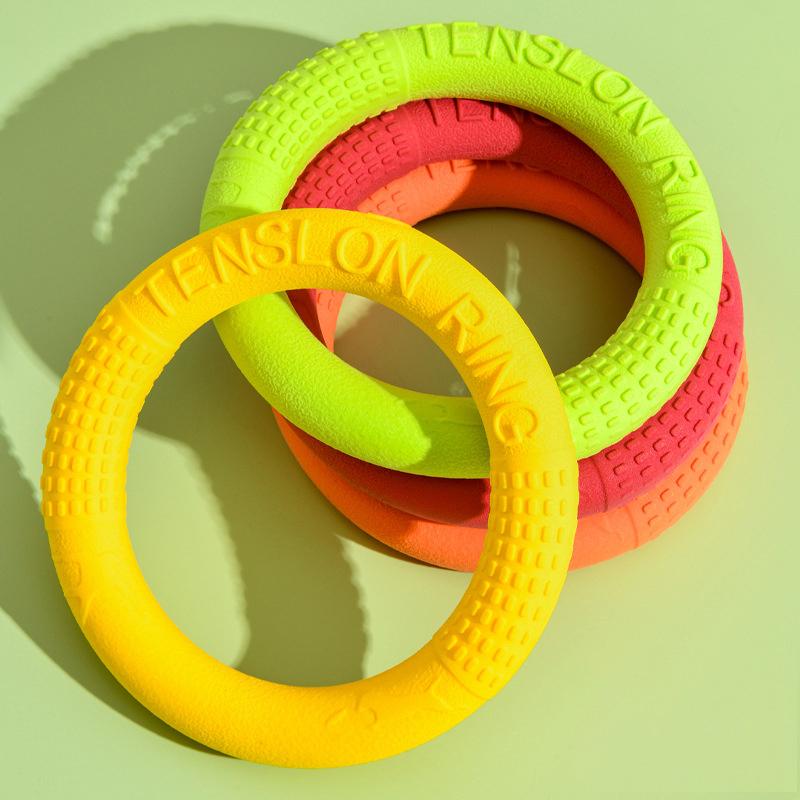 1Pcs Dog Toys Pet Flying Disk Training Ring Tpr Material Floating Water Training Interaction For Dogs