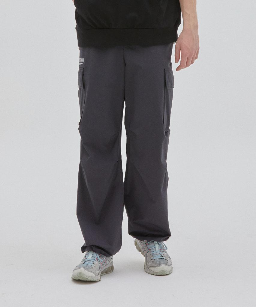 BUNKERBUSTER Wide Parachute Cargo Pants Charcoal (Mo1Pu122-075)