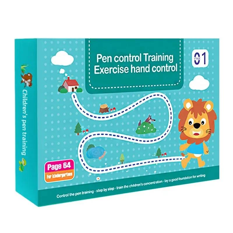 Children's Erasable Control Pen Training Notebook for Early Education