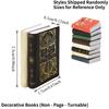 12/24 PCS 1:12 Scale Miniature Books – Micro Landscapes & Fairy Garden Paths Decor, Assorted Dollhouse Study Accessories, Wooden