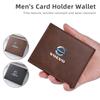 Leather Business Wallet Car Logo Card Holder Men Coin Purse For Volvo AWD C30 C70 S60 S80 S90 T6 V40 V50 V60 V70 V90 FE3