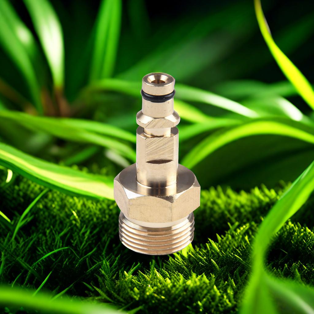 Brand New Coupling Adapter Solid Brass 1 PC 220 Bar P3200 Psi K-Series Hose Quick Coupling Plug-in Nipple Hose