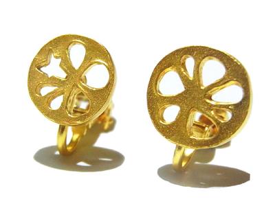 Palnart Poc Earrings Lotus Root Interesting Star Unique Simple Cute Accessories Birthday Present Goods Jewelry Ladies Flowers "Lotus Root" Women's