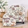 Printing Single Club Chair Cover Sofa Cover Full-covering Protective Cover Semi-circular Bathtub-shaped Sofa Cover Cushion