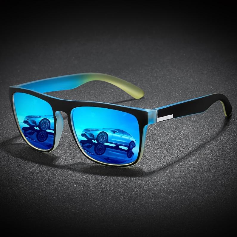 1/3Pcs Square Gradient Polarized Sunglasses Anti Glare Sun Shades For Summer Party Vacation Travel Driving Fishing Glasses