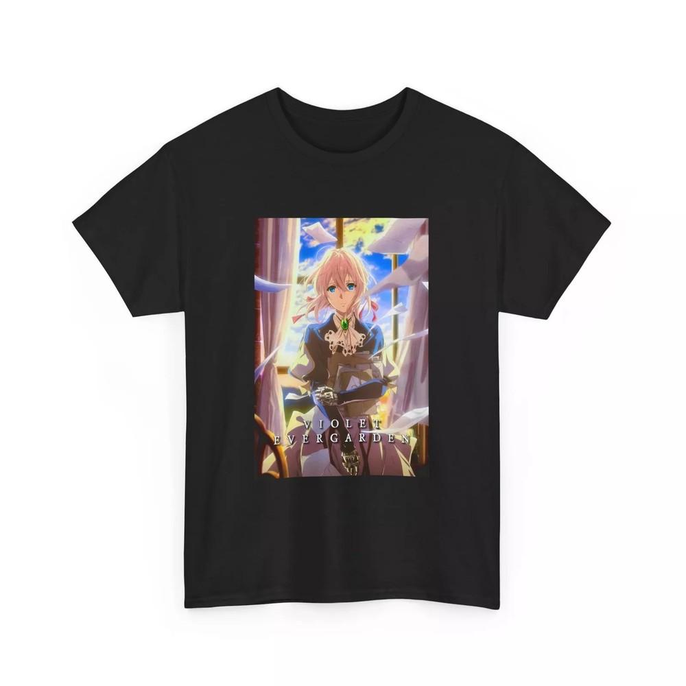 Violet Evergarden anime t shirt, Anime Cartoon japanese, fan gift lot