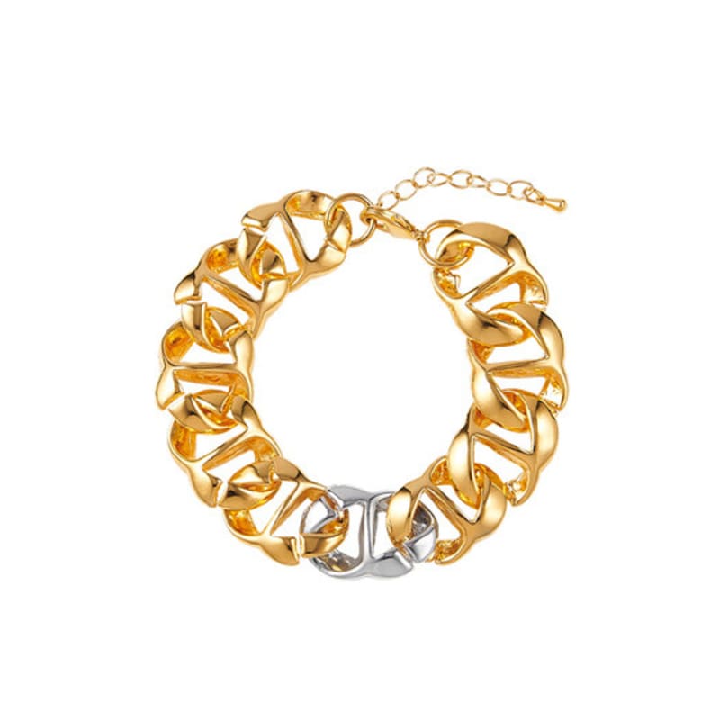 J.Gracelet Blurred Lines Bold Chain Bracelet