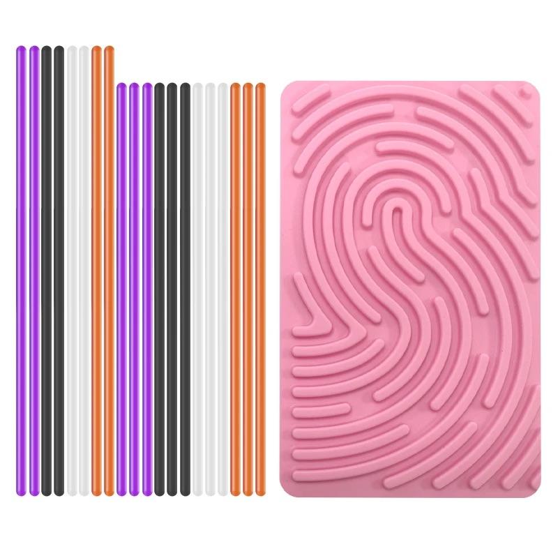 Silicone Sensory Activity Board Toys,Busy Board Fidget Antistress Anti Stress Relief Toys For Kids Children Adults Adhd Autism
