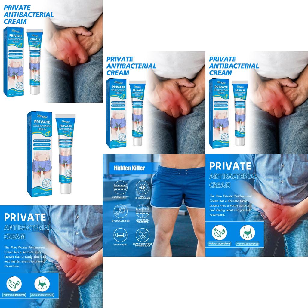 Soothing Men's Skin Itch Relief Cream For Inner Thighs Gentle Moisturizing Formula