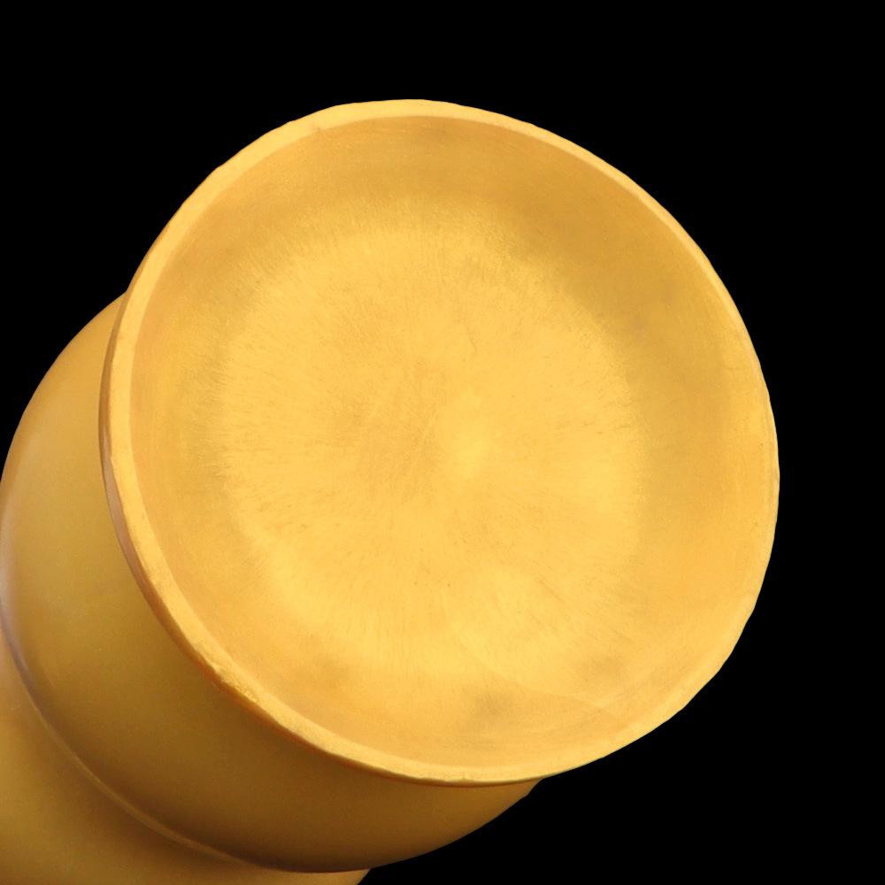 Big Gold Silicone Ribbed Anal Dildo Realistic Penis Sex Toy for Couples Fisting Big Dick BDSM