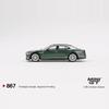 MINIGT 1/64 #867 Bentley Flying Spur White Sand Verdant Luxury Alloy Car Model Miniature Diecast Collection Ornament Hobby Gifts