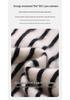 Women's Black & White Striped Round Neck Cashmere Sweater - New Autumn/Winter Style, Long-Sleeved, Color-Block Knit, Regular Fit.