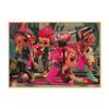 Splatoon Warriors Anime Poster - Retro Kraft Paper Wall Art for Game Rooms & Cafes