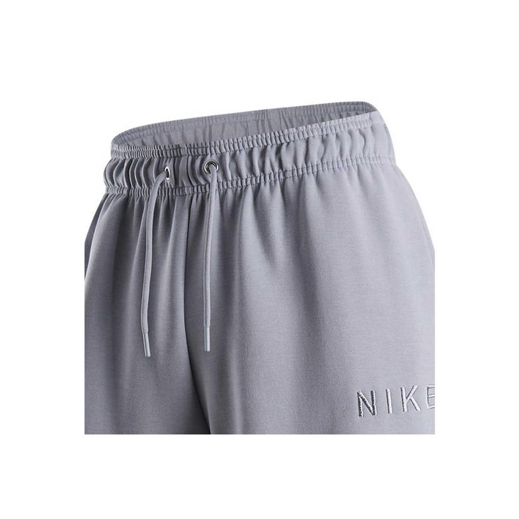 Nike Solid Color Drawstring Knit Joggers Women Bottoms Grey-Purple HF0423-012