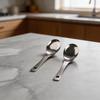 Hammered Finish Stainless Steel Soup Spoon 5.9in Silver Dishwasher Safe