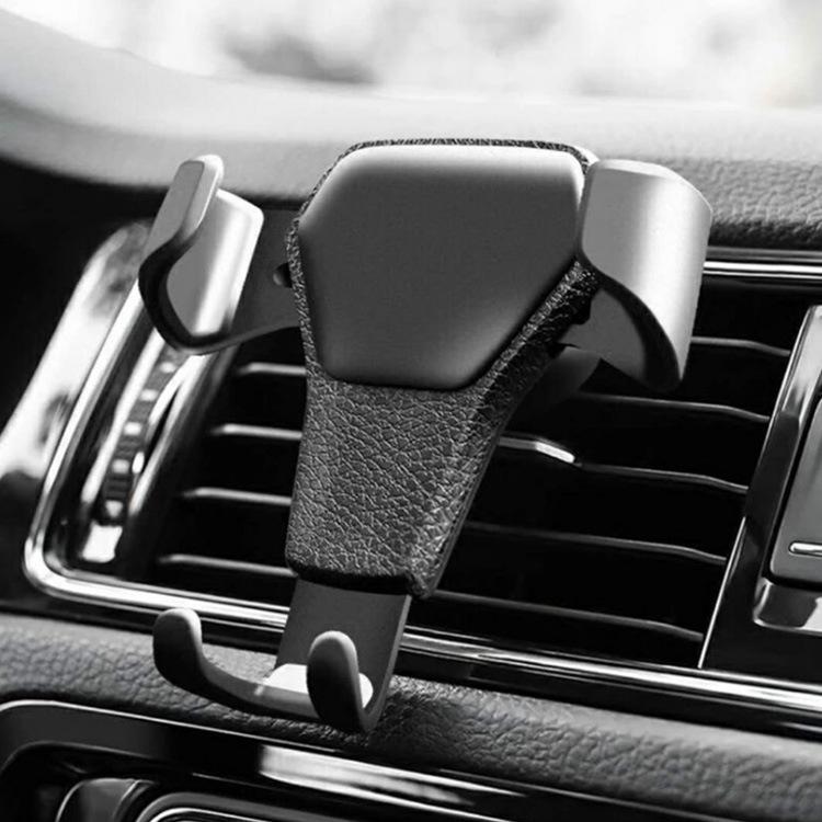 Automatic Locking Gravity Car Mount with Air Vent Clip for Phone Charging and Navigation