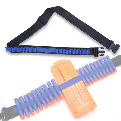 3PCS EVA Macio Tático Alça Cartucheira Bandoleira com Botão de Plástico Acessórios para Arma de Ar Suave