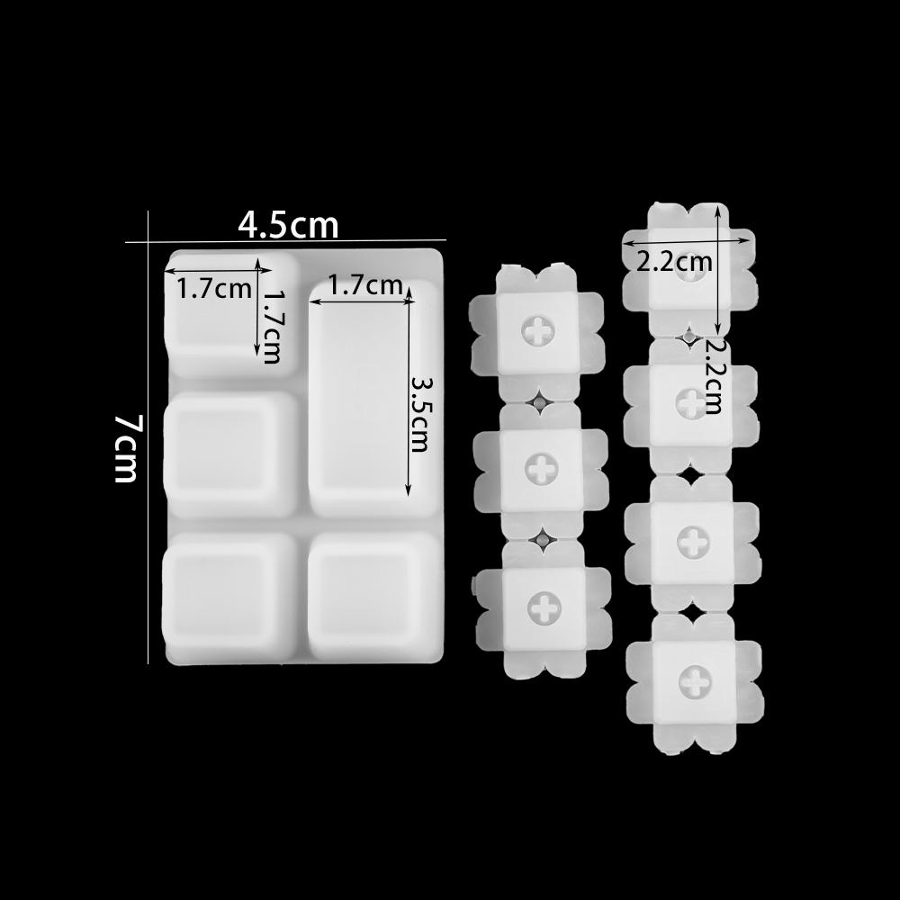 

1 шт., игровая механическая клавиатура, колпачок для клавиш, силиконовые формы, кристаллическая эпоксидная смола, литейная форма для самостоятельного изготовления инструментов для поделок