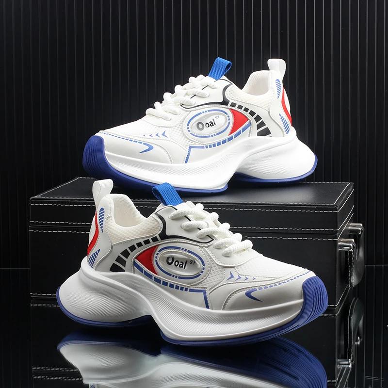 

Mesh Breathable Sports Casual Shoes Men s Four Season Soft Sole Anti Slip Comfortable Outdoor Running Shoes Student Sports Shoes 39 білий