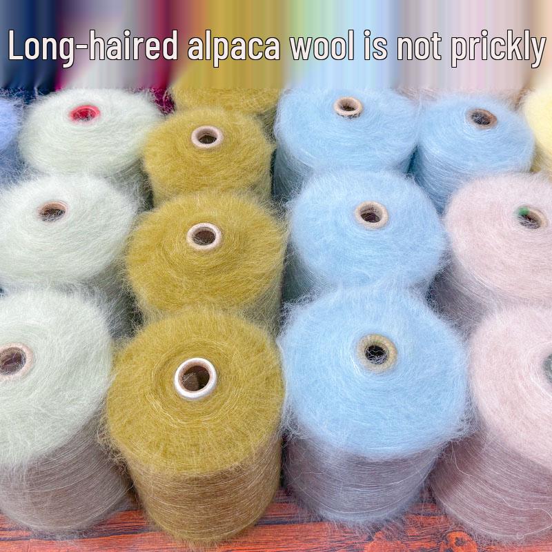 Luxury Soft Long-Haired Alpaca Mohair Yarn