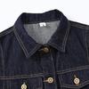 Damen Jeans Weste Ärmellos, Lässig, Retro, Figurbetont und Stilvoll Blazer