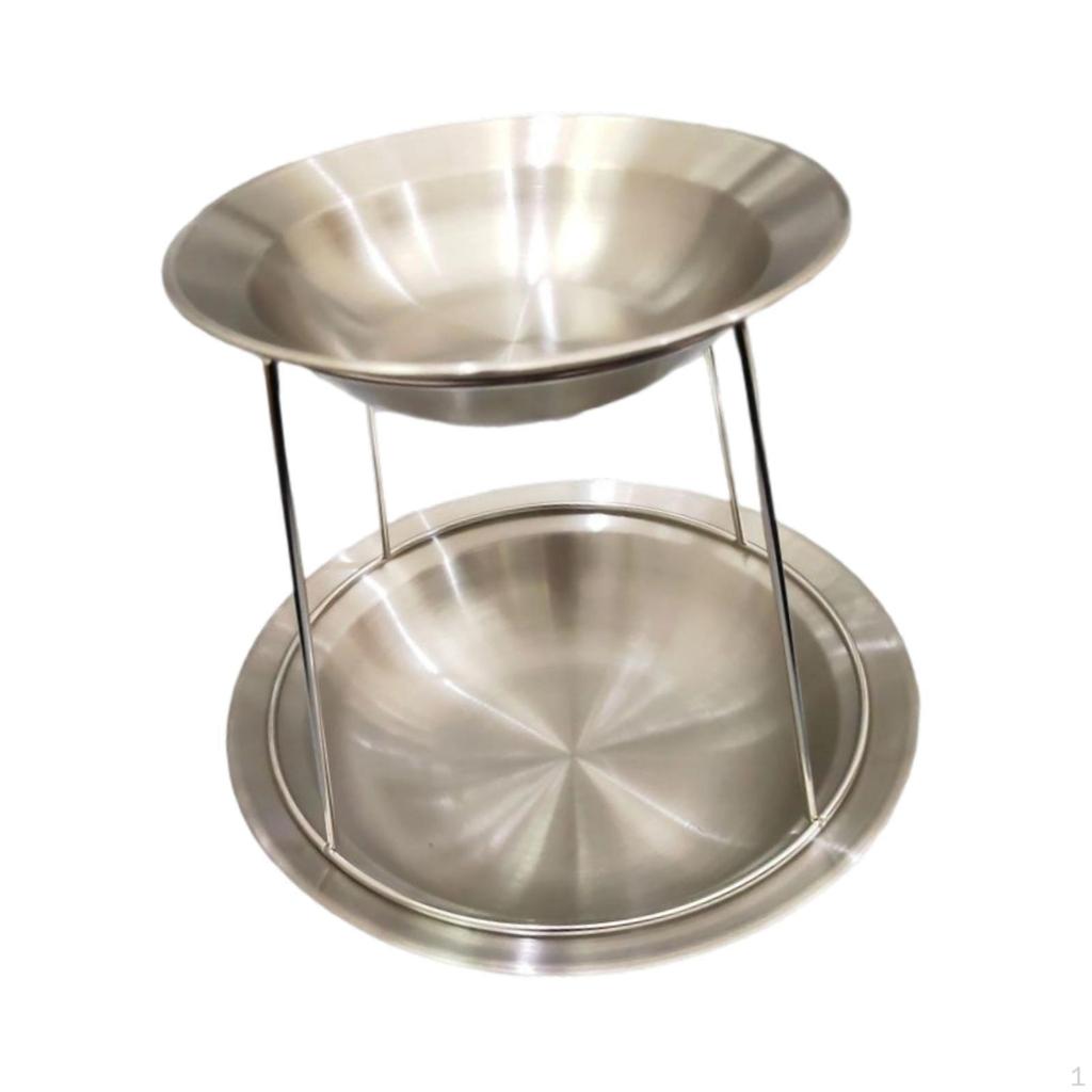 2 Tier Seafood Tray Stand for Kitchen And Events