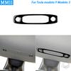 For Tesla Model Y 2020+ Model 3 2017-2022 Piano Black Emergency Light Switch Panel Trim Cover Car Interior Accessories Sticker