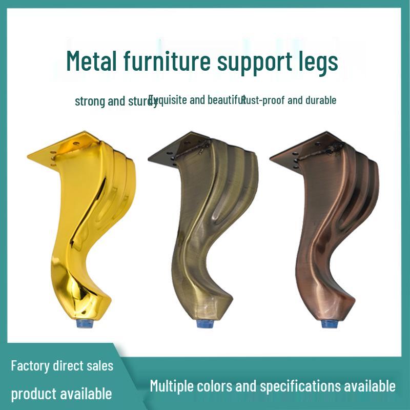 Gambe Metalliche per Mobili Antiche Europee: Supporto Elegante per Divano, Tavolino e Mobile