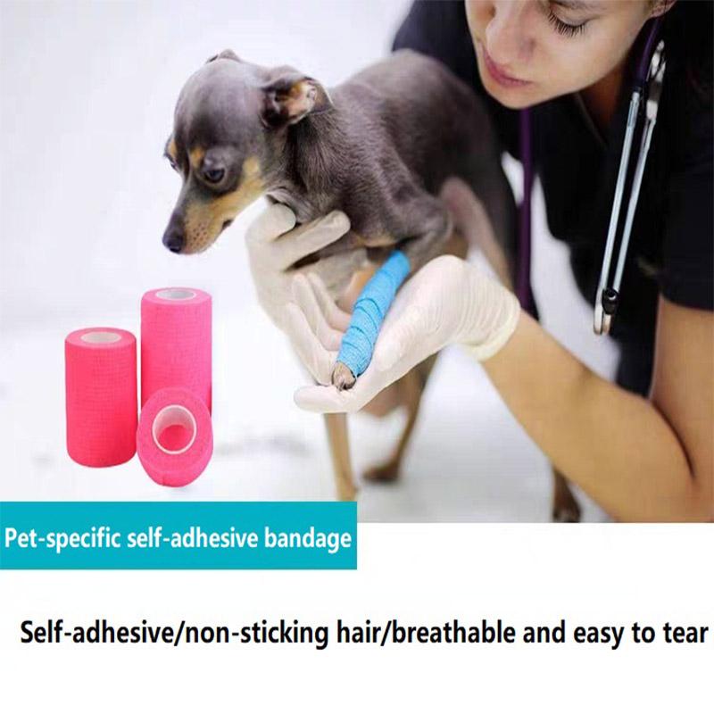 3 PEÇAS Bandagem Elástica para Cão de Estimação Bandagem para Cão Gato Bandagens para P6 Cães CWBD01